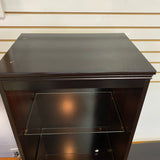 Wood & Glass Entertainment Center