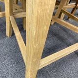 Leather Stool (Bar - With Back)