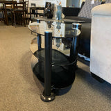 Glass and Metal Stand (TV)