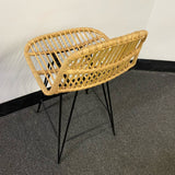 Bamboo Stool (Bar - With Back)