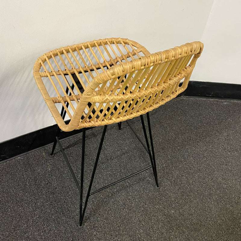 Bamboo Stool (Bar - With Back)