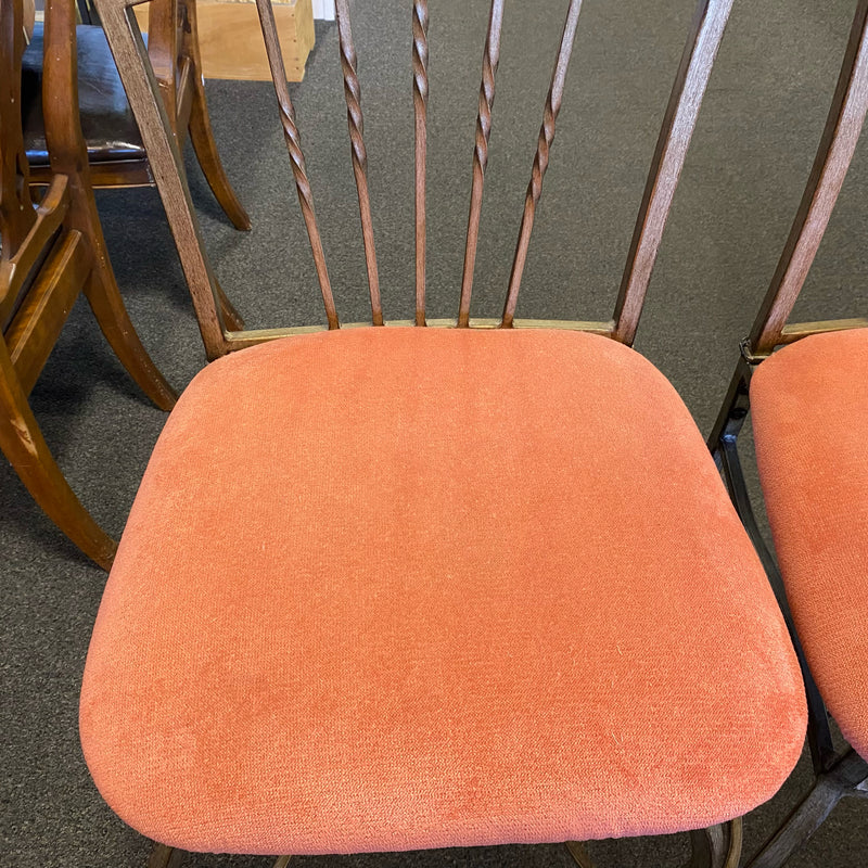 Metal Stool (Bar - With Back)