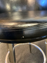 Faux leather Stool (Bar - With Back)