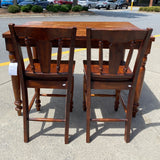 Wood Table ( W/ Chairs)