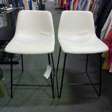 Pleather Stool (Bar - With Back)