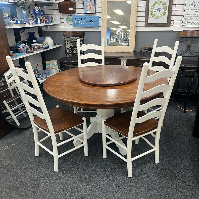 Wood Table ( W/ Chairs)