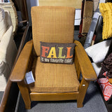 fabric & wood Chair