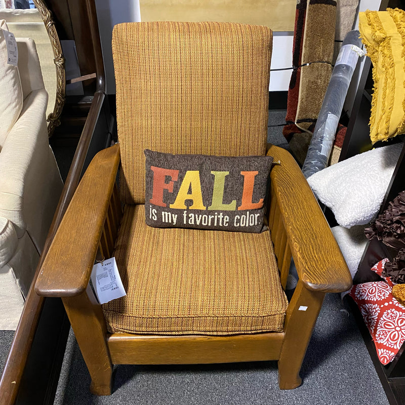 fabric & wood Chair