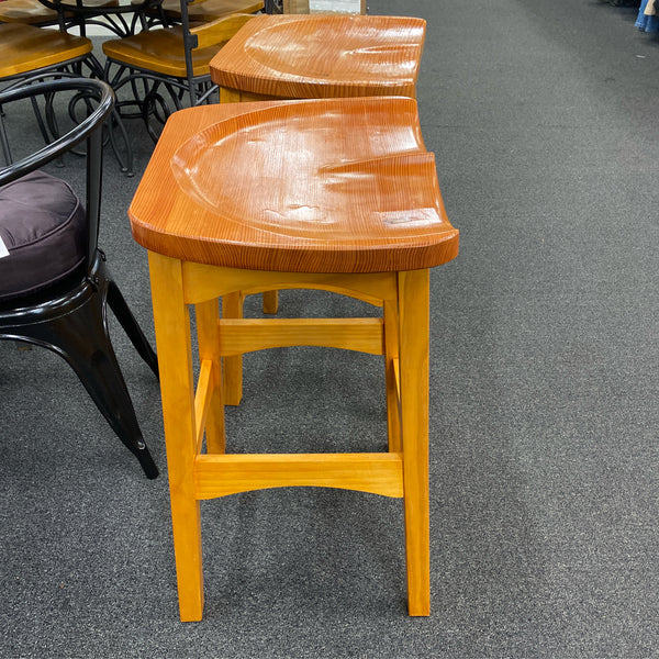 Wood Stool (Bar - No Back)