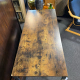 Wood and Metal Desk