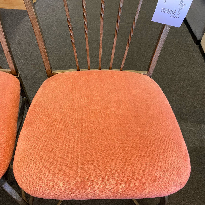 Metal Stool (Bar - With Back)