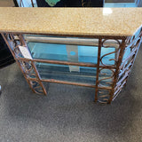 Metal & Glass Table (Sofa)