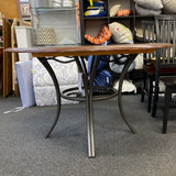 Wood and Metal Table ( Dining)