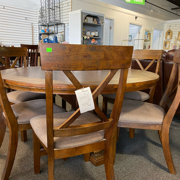 Wood Table ( W/ Chairs)