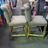 Fabric Stool (Bar - With Back)
