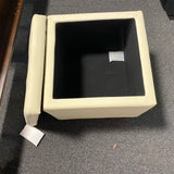 Leather Ottoman
