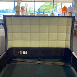 Wood and leather Bed (Queen)