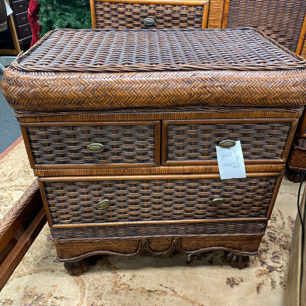 Wicker Nightstand
