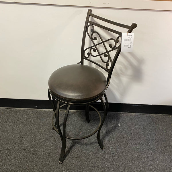 Metal Stool (Bar - With Back)