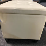 Leather Ottoman