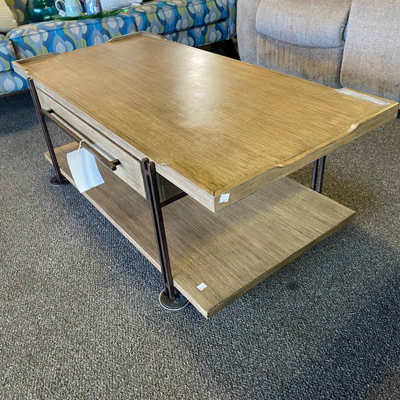 Wood and Metal Table ( Coffee)