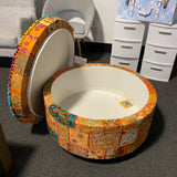Fabric Ottoman