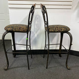 Metal Stool (Bar - With Back)