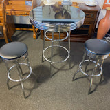 Metal Table ( W/ Chairs)