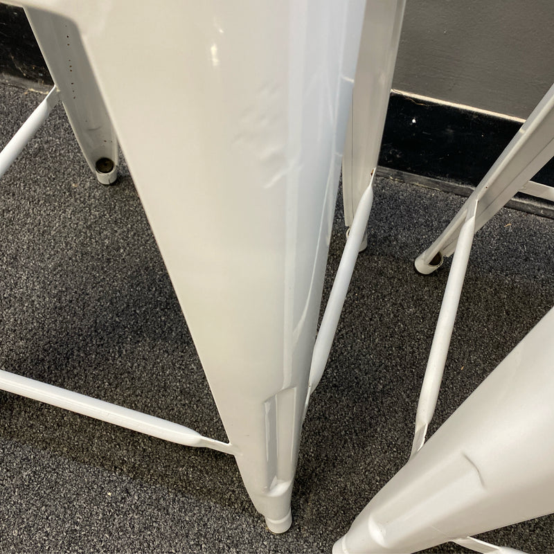 Metal Stool (Bar - With Back)