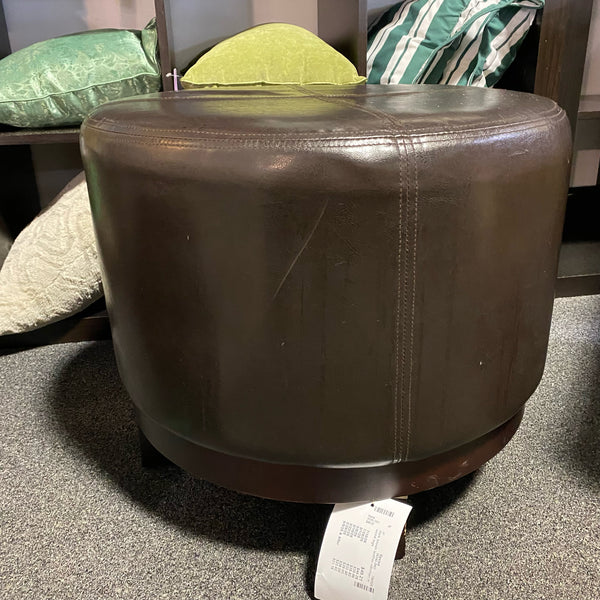 Leather Ottoman