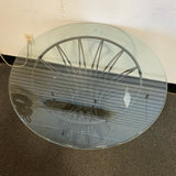 Glass and Metal Table ( Dining)