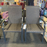 wicker & metal Chair (Outdoor)