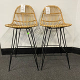 Bamboo Stool (Bar - With Back)