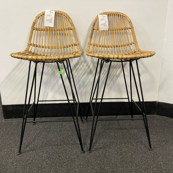 Bamboo Stool (Bar - With Back)