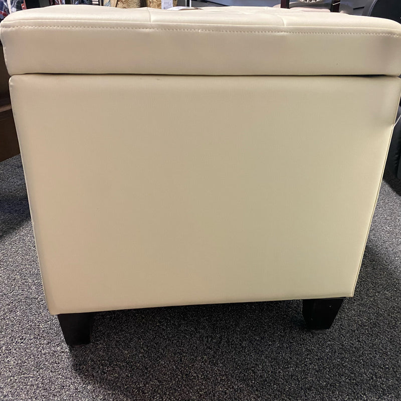 Leather Ottoman