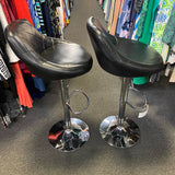 Pleather Stool (Bar - With Back)