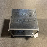 Wood and Metal Table ( End)