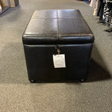 Leather Ottoman