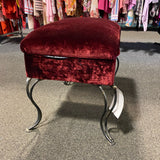 Velvet Ottoman