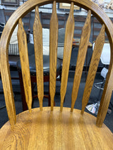 Wood Stool (Bar - With Back)