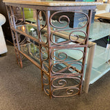 Metal & Glass Table (Sofa)