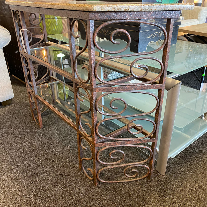 Metal & Glass Table (Sofa)
