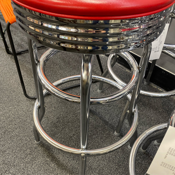 Chrome Stool (Bar - No Back)