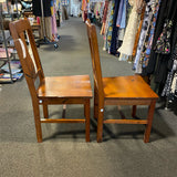 Wood Chair (Dining - Pair)