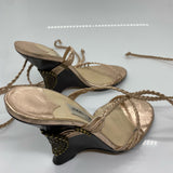 Jimmy Choo 37 (6/6.5) designer shoes ( Wm)