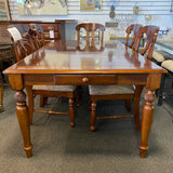 Wood Table ( W/ Chairs)