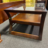 Wood and glass Table ( Coffee)