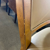 Wood Stool (Bar - With Back)