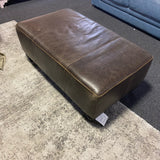 Leather Ottoman