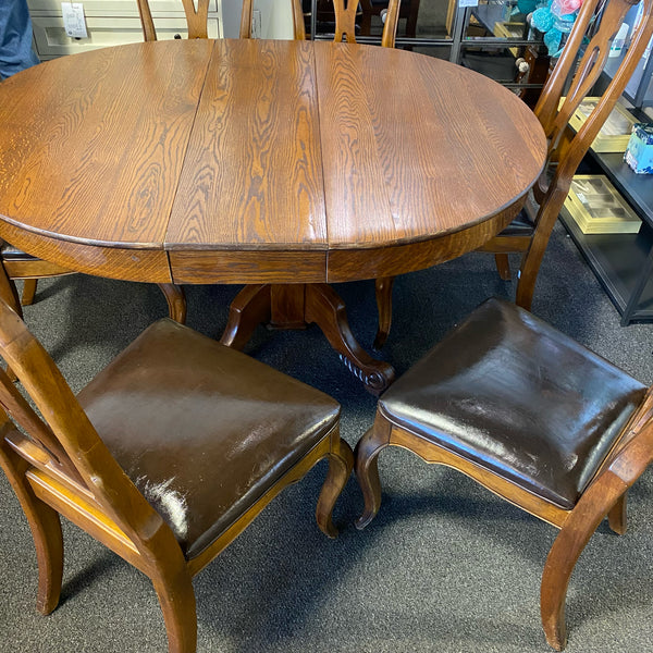 Wood Table ( W/ Chairs)